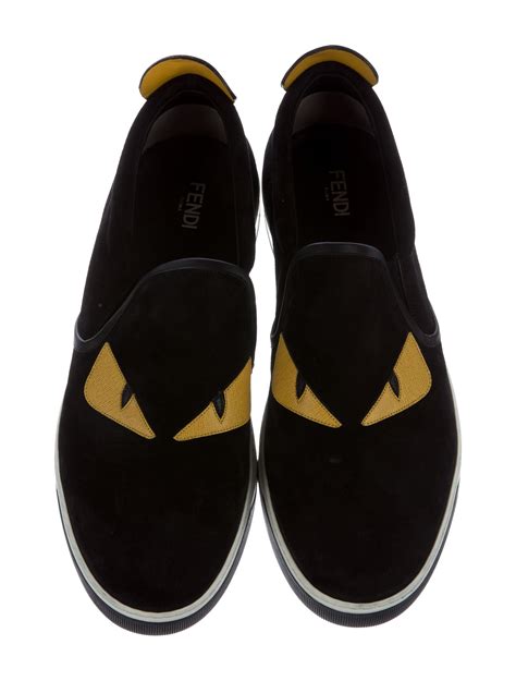 fendi monster shoes online|fendi monster slip on sneakers.